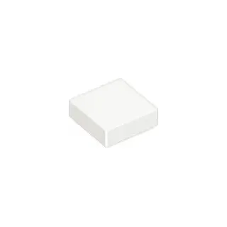25 Stück LEGO, Teil Nr. 3070, Weiß (White) - Weiß