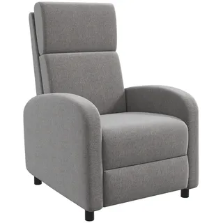 Homcom Relaxsessel mit Liegefunktion Polyester, Schaumstoff
