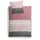 Estrella Gestreift Rosa 155 x 220 cm + 80 x 80 cm