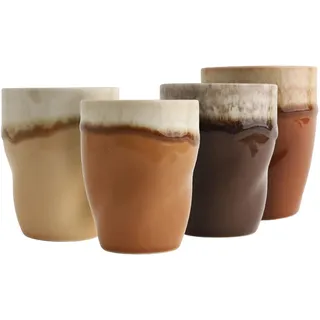 CreaTable Kaffeetasse 0,3 l Braun 4 St.