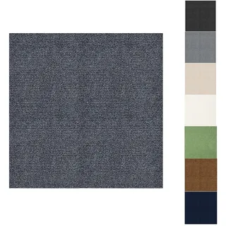 Teppichfliesen Selbstliegend 11 Stück 30x30cm-1m2 Strapazierfähiger Teppich Bodenbelag,Antistatisch Filzfliese Bodenbelag aus Nadelfilz,Rutschfeste Teppich Bodenbelag für Bettzimmer,Küche,Wohnzimmer