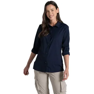 Craghoppers Bluse Freeda Blau 34