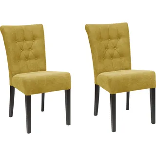 Home Affaire Esszimmerstuhl Queen BESTSELLER Polyester gelb 6er Set
