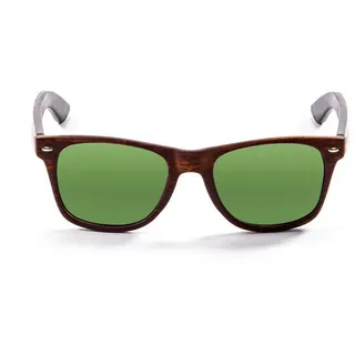 Ocean Sunglasses Beach Wood Polarisierte Sonnenbrille - Brown / Brown Dark - One Size