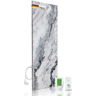 marwona Mid.you Infrarot-Heizpaneel - Hellgrau - Stein - 100x40x2 cm - Elektrogeräte, Heizgeräte, Infrarot-Heizpaneele