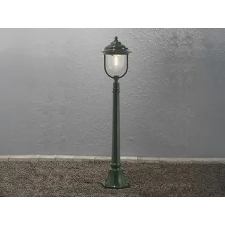Konstsmide LED Pollerleuchte Wegeleuchte Laterne im Landhausstil, grün - Schwarz