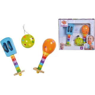 Eichhorn Musik Set Rassel/Maracas/Kastagnette 3-teilig mehrfarbig