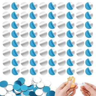 Yuqilin 100 Stück Metallplättchen Selbstklebend,20mm Handyhalterung Auto Magnet Magnetplatte Selbstklebend Metallplatte für Magnete Metallplättchen für Selbstklebende Metallplättchen