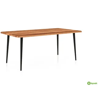 byoak Kaffeetisch Lina , Kernbuche , Holz , Echtholz,Kernbuche , 60x48x80 cm , Wohnzimmer, Wohnzimmertische, Couchtische