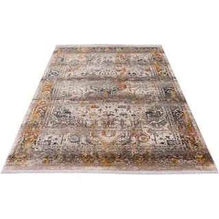 OBSESSION My Inca 357 Kurzflorteppich 40 x 60 cm Beige/Grau