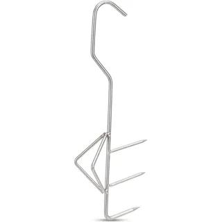Saenger Profi Edelstahl Räucherhaken 26cm / 2 Stk.