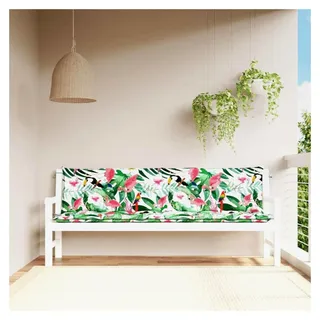 Kissen für Gartenbank, 2 Stück, Stoff, mehrfarbig, 200 x 50 x 7 cm, gepolstert, bequem, praktische Dekoration