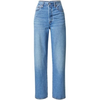 Levi's Ribcage Straight Ankle Jeans in heller Indigo Optik-W26 / L29