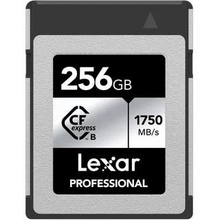 Lexar Professional 256GB CFexpress Karte, Typ B CFe Karte, bis zu 1750MB/s Lesegeschwindigkeit, mit PCIe Gen3x2, kompatibel mit DSLR, rückwärts mit XQD Kamera