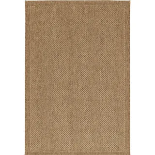 Teppich OTTO HOME "Arona, Sisal-Optik mit Bordüre, auch für Balkon und Terrasse" Gr. 2, braun, B:80cm H:7mm L:150cm, Kunstfaser, Teppiche, Teppich, In- und Outdoor geeignet, Wetterfest & UV-beständig