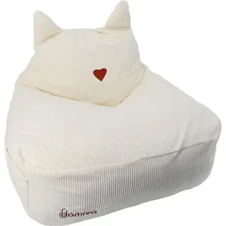 Pouf, DOMIVA Honey Moon, Cord-Velours, Weich, Katzenohren