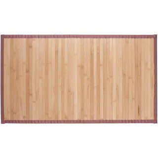 Relaxdays Bambusmatte Hellbraun 80 x 45 cm