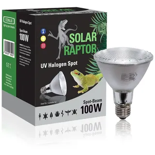 SOLAR RAPTOR UV Halogen Spot - Wärmestrahler für Terrarien (100 Watt)