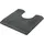 WC-Vorleger Relax Grau 55 x 55 cm mit Ausschnitt