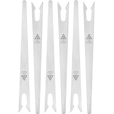 Triangle 90 492 06 01 Upcyceld Forks, 6 Stück Made in Solingen/Germany professionelle Qualität aus Edelstahl, Pommesgabel, Pickser, Antipasti-Gabel