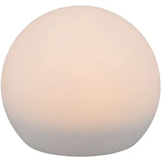 Trio Reality Leuchten Solar Außenleuchte Melo - weiß, inklusive 0.5 Watt LED mit Farbwechsler, Fernbedienung