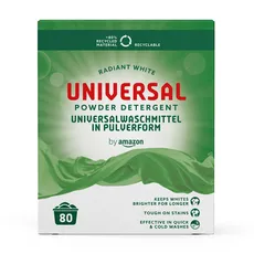 by Amazon - Universal Waschpulver, 4,8kg, 80 Waschladungen