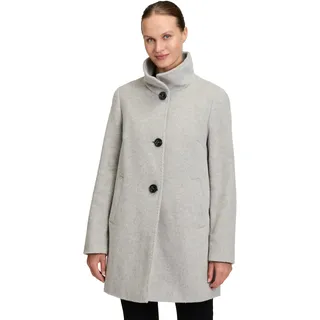 Wolljacke GIL BRET, Damen, Gr. 36, grau (light grau melange), Obermaterial: 64% Wolle, 16% Polyamid, 8% Kaschmir, 7% Polyester, 5% sonstige Fasern, meliert, regular fit ca. Mitte Oberschenkel, gerader Abschluss, Jacken Wolljacke, mit Taschen