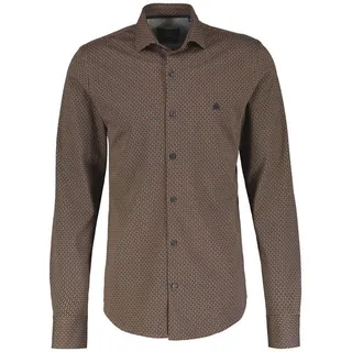 Lerros Langarmhemd »LERROS Herren Jerseyhemd mit Haifischkragen« Lerros BOLD CAMEL S