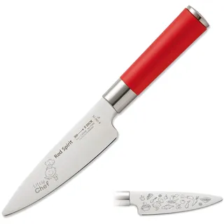 F. DICK Kochmesser für Kinder Little Chef, Red Spirit (Messer mit Klinge 15 cm, X55CrMo14 Stahl, nichtrostend, 56° HRC) 81749152