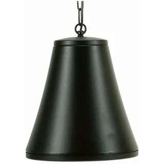 Außen Hängeleuchte Schwarz Ø26cm Aluminium IP44 E27 Modern JILNA