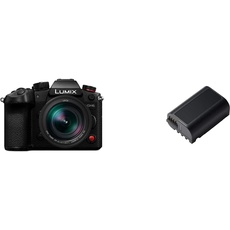 Panasonic LUMIX DC-GH6L Hybridkamera mit Objektiv Leica ES12060 schwarz & DMW-BLK22E Aufladbarer Lithium Ion Akku, 7.2V, 2.200 mAh