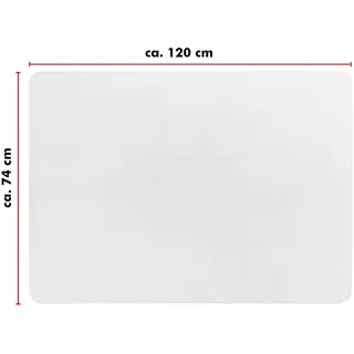 Andiamo Bodenschutzmatte »Premium Bürostuhlmatte, Made in Swiss« 1 Stk. tlg. Bodenschutzplatte, robust & strapazierfähig für den täglichen Gebrauch, farblos