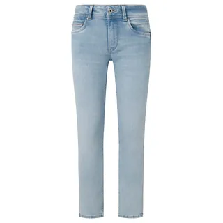 Pepe Jeans Damen Slim Jeans Lw, Blau (Denim-XW4), 28W / 30L