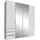 Drehtürenschrank Level by fresh to go 200 x 216 x 58 cm Weiß