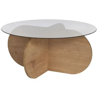 Habitat Garten Couchtisch aeris hellbraun , Braun , Holz , 75x35x75 cm , Wohnzimmer, Wohnzimmertische, Couchtische