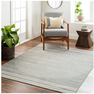 livabliss »SANTIAGO« rechteckig 10 mm Höhe Skandinavischer Teppich, Kurzflor Boho-Wohnzimmerteppich, Läufer,