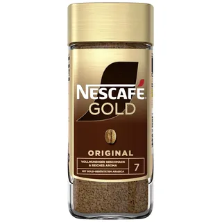 NESCAFÉ GOLD Original, löslicher Bohnenkaffee, Instant-Kaffee aus erlesenen Kaffeebohnen, koffeinhaltig, 1er Pack (1 x 100g)
