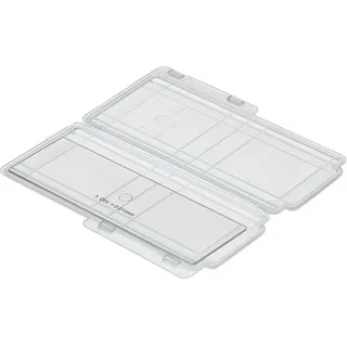 Bresser Objektträger für Mikroskope, mit Mikrometer Skala 1/100mm,