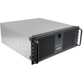 UNYKAch Rack-Gehäuse 48,3 cm (19 Zoll), UK4339, 4U-Format, ATX-Format, kompatibel mit 360-mm-Flüssigkeitskühlungen (Halterung im Lieferumfang enthalten), Schlüsselschloss, 1 USB 3.0 und 1 USB Typ C