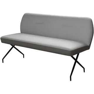 OTTO home Polsterbank Bruna Grau 161 x 86 x 65 cm