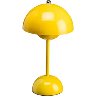 Luxus - Tischlampe Touch Deluxe - Josephine - Gelb - H30 x Ø16 - Gelb
