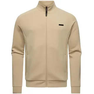 Ragwear Sweatjacke »Sweatjacke Vittom«, Aufnäher, beige