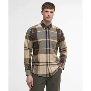 Barbour für Herren. MSH5382 Bearpark Regular Langarmhemd beige (XL), Lässig, Baumwolle