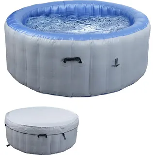 Mendler HWC-N97 Ø180 x 63 cm Blau/Grau