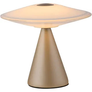 PAUL NEUHAUS LED Tischleuchte "ELIPSA", bronze, 1, Ø 20cm H: 18cm, 1 Stk., Leuchten, Touchdimmer, Memoryfunktion, Opalglas, LED Tischleuchte