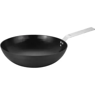 Cadac Profi-Wok keramikbeschichteter Grillwok mit Edelstahlgriff Ø 30 cm 98388