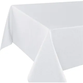 Tischdecke DELINDO LIFESTYLE "WIEN" Gr. 3, weiß, B:280cm L:140cm, Polyester, Tischdecken, Tischdecke, Fleckabweisend, pflegeleicht, 180 g/m2, Topseller