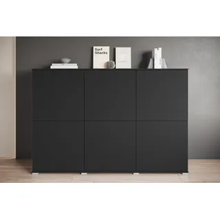 OTTO home Highboard 180 x 125 x 39,5 cm Schwarz