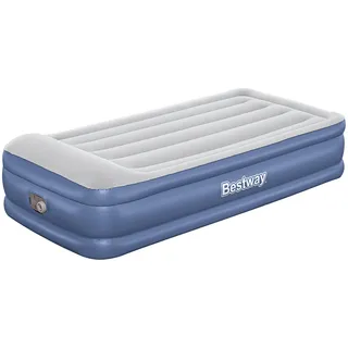 BESTWAY TriTech Luftbett Vento mit integrierter Elektropumpe Single XL/Mid 191 x 97 x 46 cm Blau
