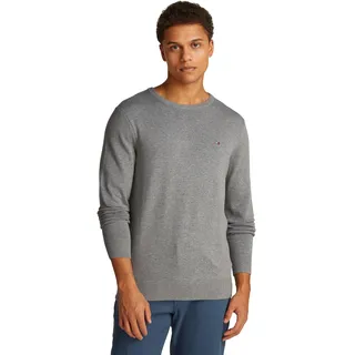 Tommy Hilfiger Essential Cotton Crew Neck 100% Baumwolle, Crewneck Regular Fit Premium Mode